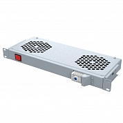 Блок вентиляторный 1U 2 вент. с термостатом ТСМ (Универсальный) РУСЭЛКОМ